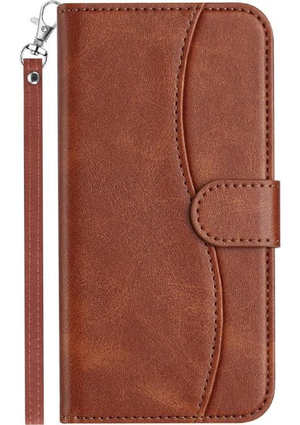 Samsung Galaxy A56 5g Pu Deri Bilek Kayışı Kart Yuvaları Flip Case (Yurt Dışından)