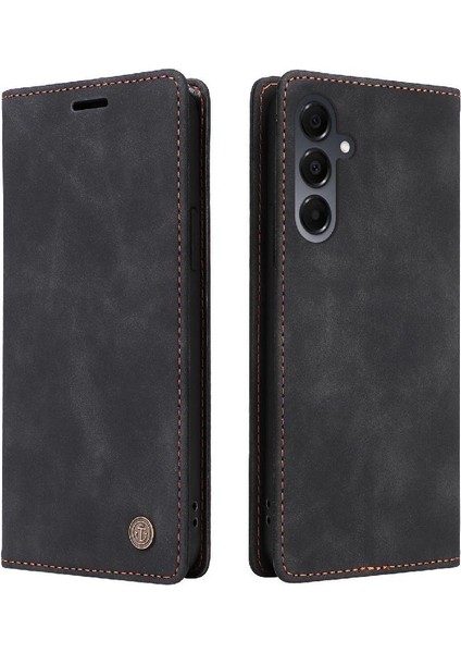 Samsung Galaxy A16 Cüzdan Flip Kapak Flip Case Basit Iş Deri (Yurt Dışından)