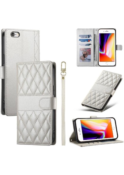 IPhone 6/6s Kılıf Cüzdan Darbeye Deri Çanta Çift ile Uyumlu (Yurt Dışından)