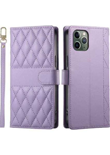 IPhone 11 Pro Kılıf Çift Sapanlar Deri Kılıf ile Uyumlu Zarif Cüzdan (Yurt Dışından)