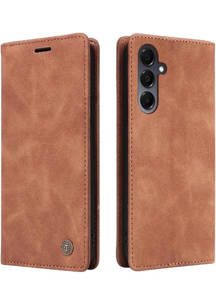 Samsung Galaxy A16 Cüzdan Flip Kapak Flip Case Basit Iş Deri (Yurt Dışından)