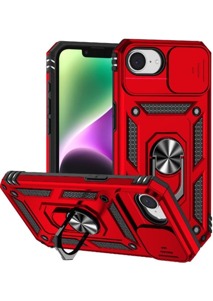 IPhone 16E Manyetik Halka Hodler Kılıf Standı Araba Mıknatıs (Yurt Dışından)