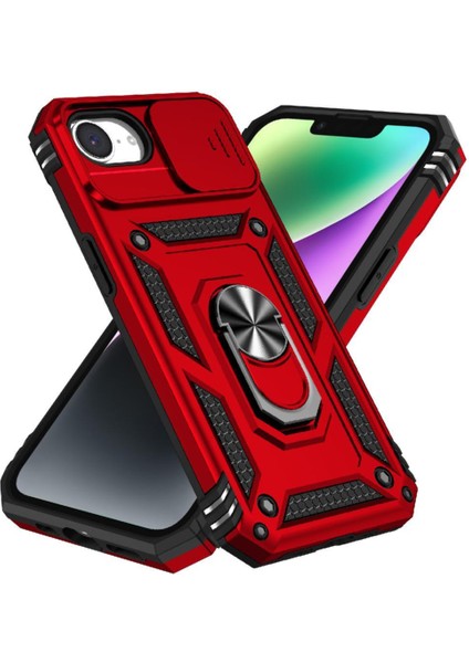 IPhone 16E Manyetik Halka Hodler Kılıf Standı Araba Mıknatıs (Yurt Dışından)