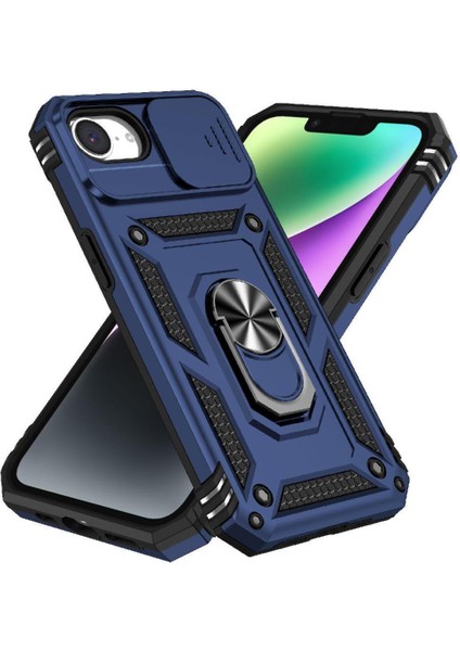 IPhone 16E Manyetik Halka Hodler Kılıf Standı Araba Mıknatıs (Yurt Dışından)