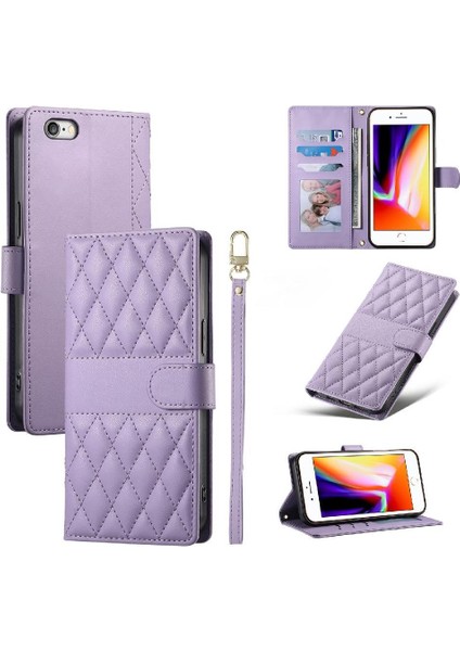 IPhone 6s Plus Kılıf Deri Çanta Çift Sapanlar Zarif ile Uyumlu (Yurt Dışından)