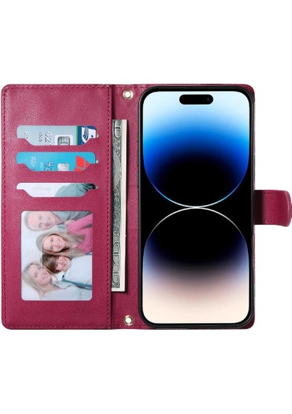 IPhone 12 Mini Kılıf Cüzdan ile Uyumlu Zarif Deri Çanta Darbeye (Yurt Dışından)