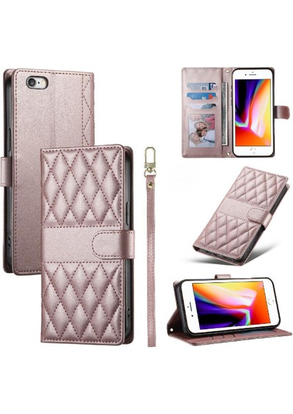 IPhone 6s Plus Kılıf Deri Çanta Çift Sapanlar Zarif ile Uyumlu (Yurt Dışından)