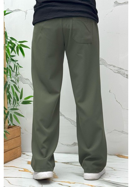 Erkek Baggy Geniş Kesim Pantolon Double Kumaş Yazlık indirimleri