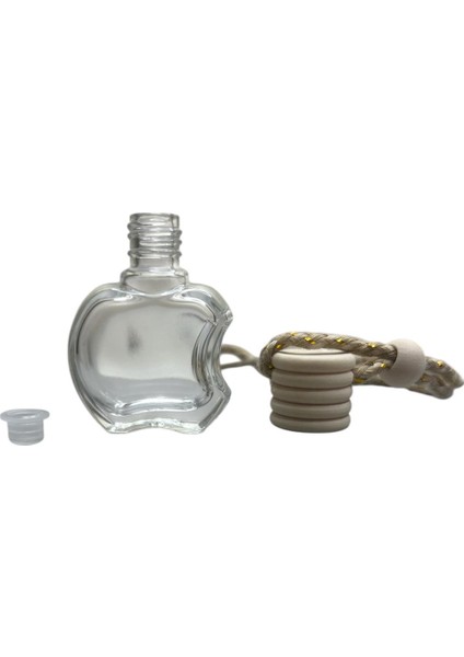 8ml Şeffaf Cam Oto Koku Şişesi, 24 Adet, Elma Şişe, Koku Şişesi, Hediyelik Şişe, Esans Şişesi, Cam Şişe fiyatları