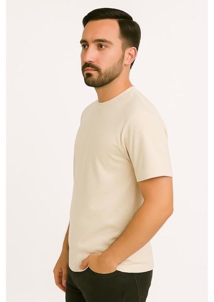 Erkek Tshirt Slim Fit (Dar Kalıp) Premium Kalite Düz Model fırsatları