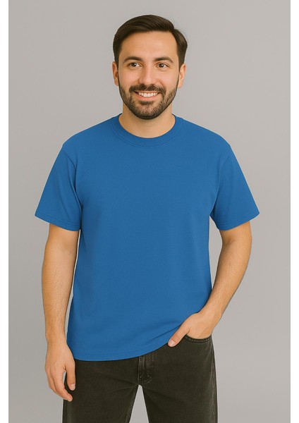 Erkek Tshirt Slim Fit (Dar Kalıp) Premium Kalite Düz Model