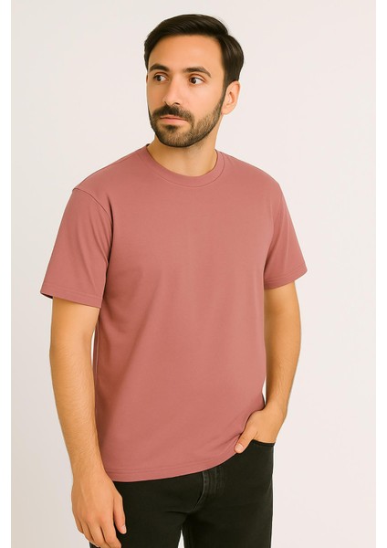 Erkek Tshirt Slim Fit (Dar Kalıp) Premium Kalite Düz Model modelleri