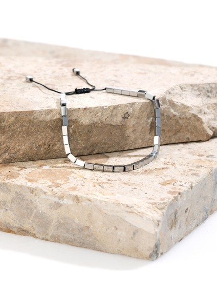 Erkek Gümüş Metal Bileklik 50318784-109