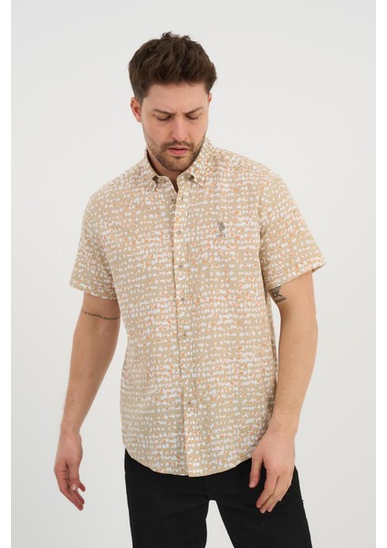 U.s Polo Erkek Kısa Kollu Desenli Gömlek (1361998) fırsatları