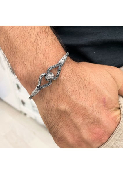 925 Ayar Gümüş Kazaz Erkek Bileklik fırsatları