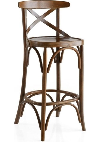 Thonet Ahşap Bar Sandalyesi