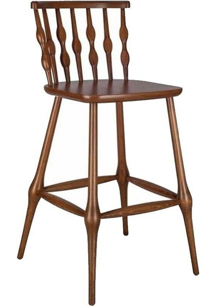 Natura Retro Ahşap Bar Sandalyesi modelleri