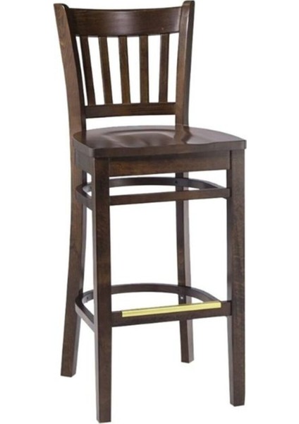 Roma Ahşap Bar Sandalyesi