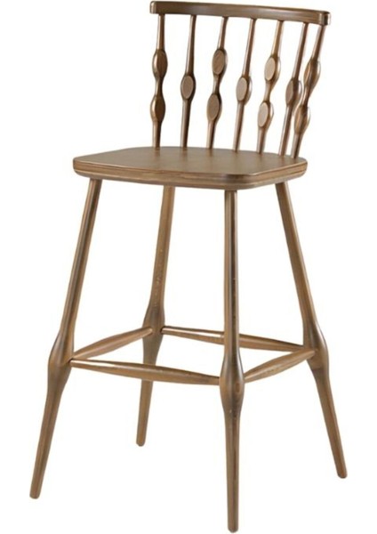 Natura Retro Ahşap Bar Sandalyesi fırsatları