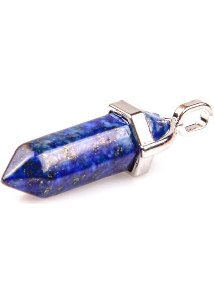 Doğal Lapis Lazuli Doğal Taş Erkek& Kadın Kolye