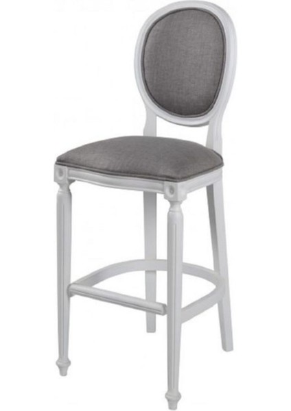 Madalyon Ahşap Bar Sandalyesi