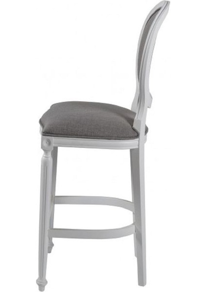 Madalyon Ahşap Bar Sandalyesi