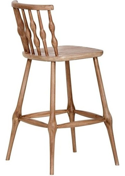 Natura Retro Ahşap Bar Sandalyesi fırsatları