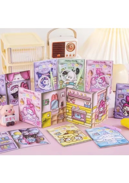 Sanrio Kawaii Diy Kendin Yap Ticker Li Ev Dekorasyon Yapma Bant Hediyelik 1 Adet