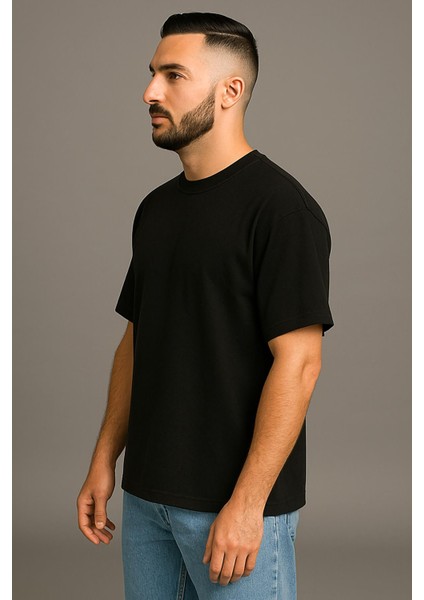 Erkek Oversize Tshirt (Bol Kalıp) Premium Kalite Düz Model modelleri