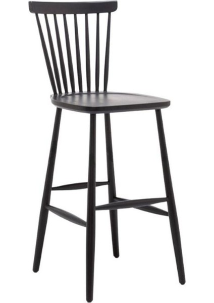 Ashbourne Ahşap Bar Sandalyesi