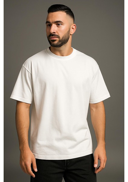 Erkek Oversize Tshirt (Bol Kalıp) Premium Kalite Düz Model modelleri