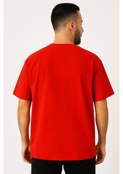 Erkek Oversize Tshirt (Bol Kalıp) Premium Kalite Düz Model fırsatları