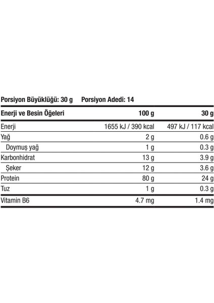 Whey Protein Tozu - 420 gr x 2 Adet = 840 gr - Çilek