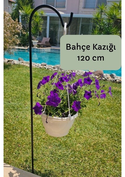 Bahçe Kazığı – Bahçe Direği Ikili Set -Siyah 120 cm