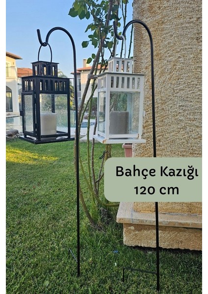 Bahçe Kazığı – Bahçe Direği Ikili Set -Siyah 120 cm