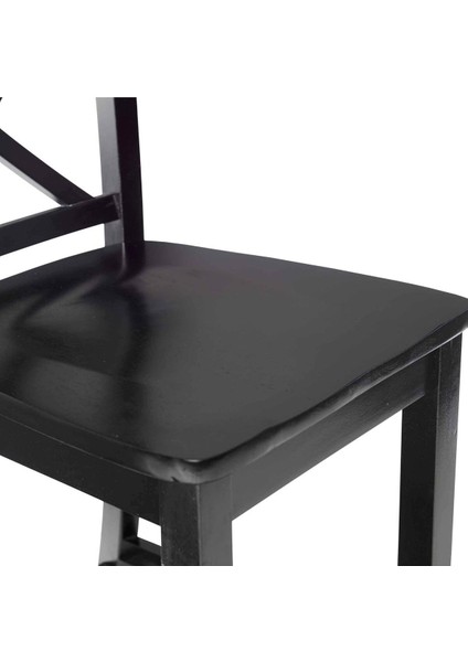 Alaçatı Ahşap Bar Sandalyesi