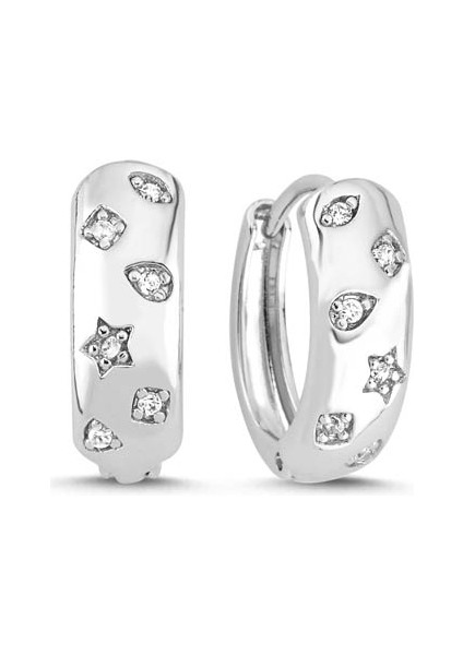 Sky Rhodium Küpe