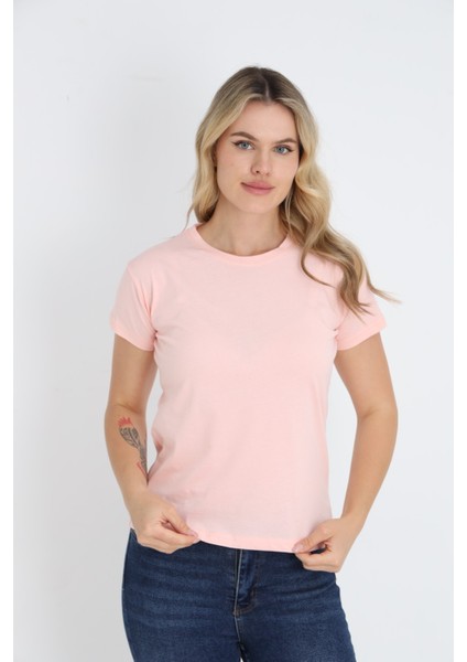 Nefes Alabilen %100 Pamuk Bisiklet Yaka Regular Fit Normal Kesim Baskısız Basic Tişört modelleri