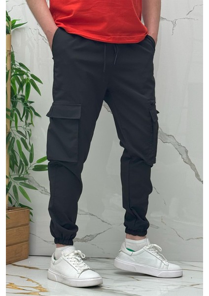 Full Likralı Rahat Erkek Kargo Cepli Pantolon (Dar Kalıp) fırsatları