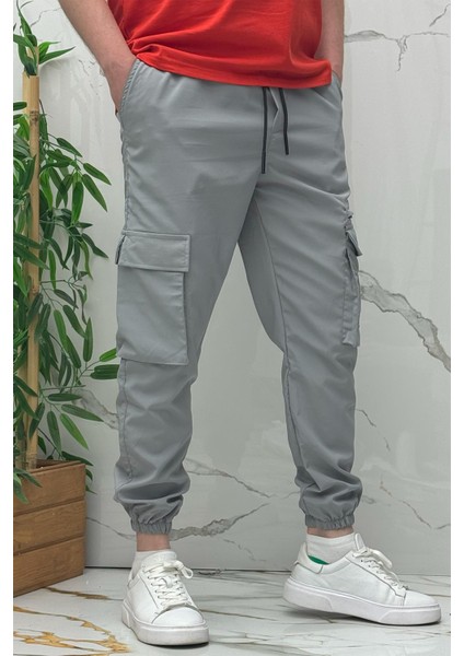 Full Likralı Rahat Erkek Kargo Cepli Pantolon (Dar Kalıp) fırsatları