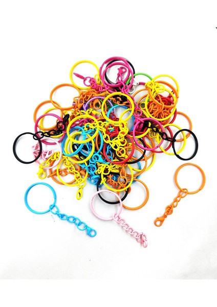 Zincirli Anahtarlık Halkası (20 Adet)