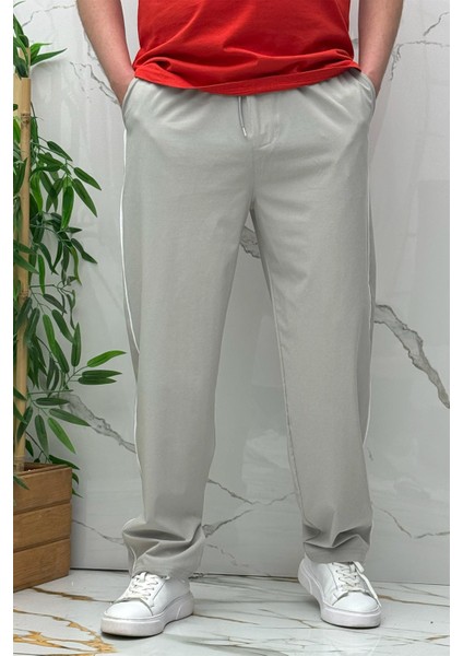 Erkek Yanları Biyeli Full Likralı Baggy Pantolon modelleri
