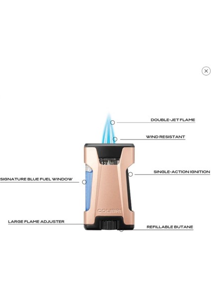 Rebel 2 Torch Jet Alevli Çakmak Gri – LI650T12 fiyatları