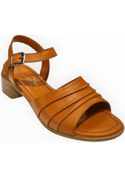 Kadın Kısa Topuklu Ayakkabı Taba - 36 fırsatları