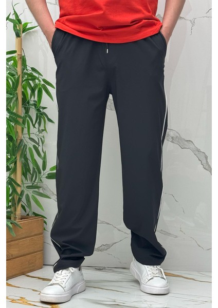 Erkek Yanları Biyeli Full Likralı Baggy Pantolon modelleri