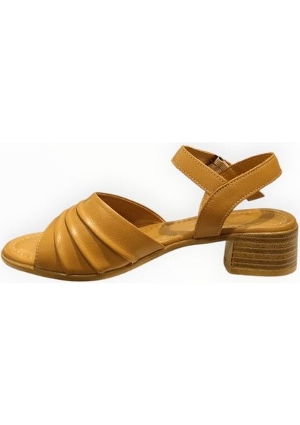 Kadın Kısa Topuklu Ayakkabı Bej - 36 fırsatları