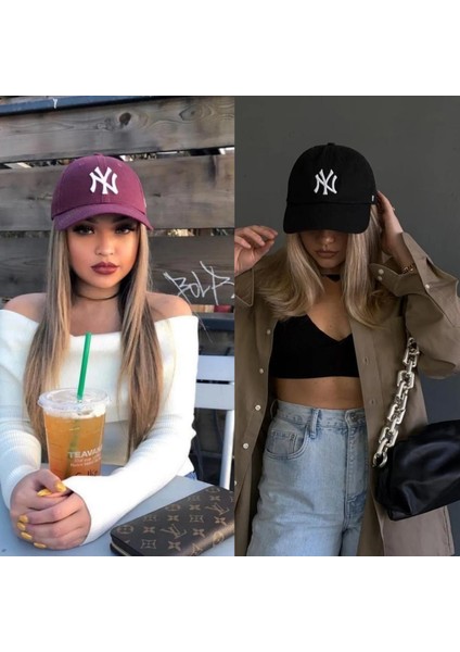 2 Li Takım Unisex Nakışlı Spor Şapka