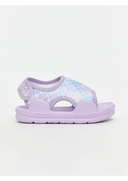 Lcw Steps Kız Bebek Plaj Sandaleti Cırt Cırtlı Rahat Tabanlı Desenli fiyatları