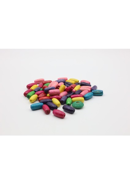 Ahşap Boncuk Arpa Modeli 6X15 mm fırsatları