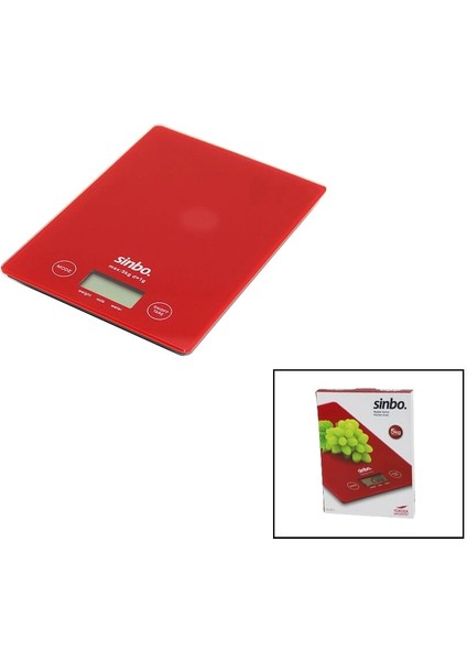 Cam Mutfak Tartısı Terazi LCD Ekran 5kg/1gr PILLI=CR2032 Gr/oz/ml/ıb Ölçüm SKS-4519